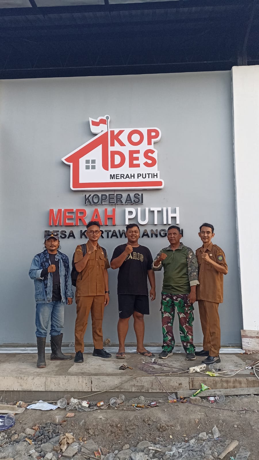 Pembangunan Koprasi Merah Putih Desa Kertawinangun